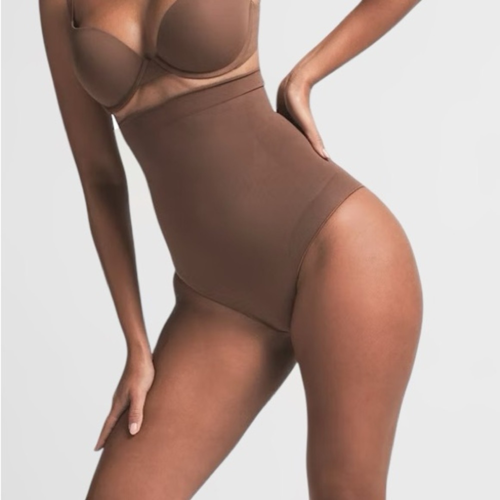 SKIMS Sculpt High Waist Brief 4XL 5XL Brown Jasper NWOT Plus Size Shapewear